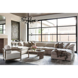 Mateo 4 Piece Modular Sectional, Romo Linen