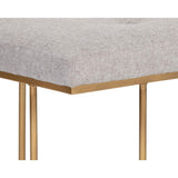 Maverick Bench, Belfast Heather Grey-Furniture - Chairs-High Fashion Home