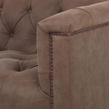 Maxx Leather Sofa, Umber Grey-Furniture - Sofas-High Fashion Home