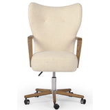 Melrose Desk Chair, Sheepskin Natural