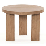 Mesa End Table, Light Brushed Parawood