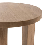 Mesa End Table, Light Brushed Parawood