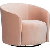 Mika Swivel Chair, Vance Rose