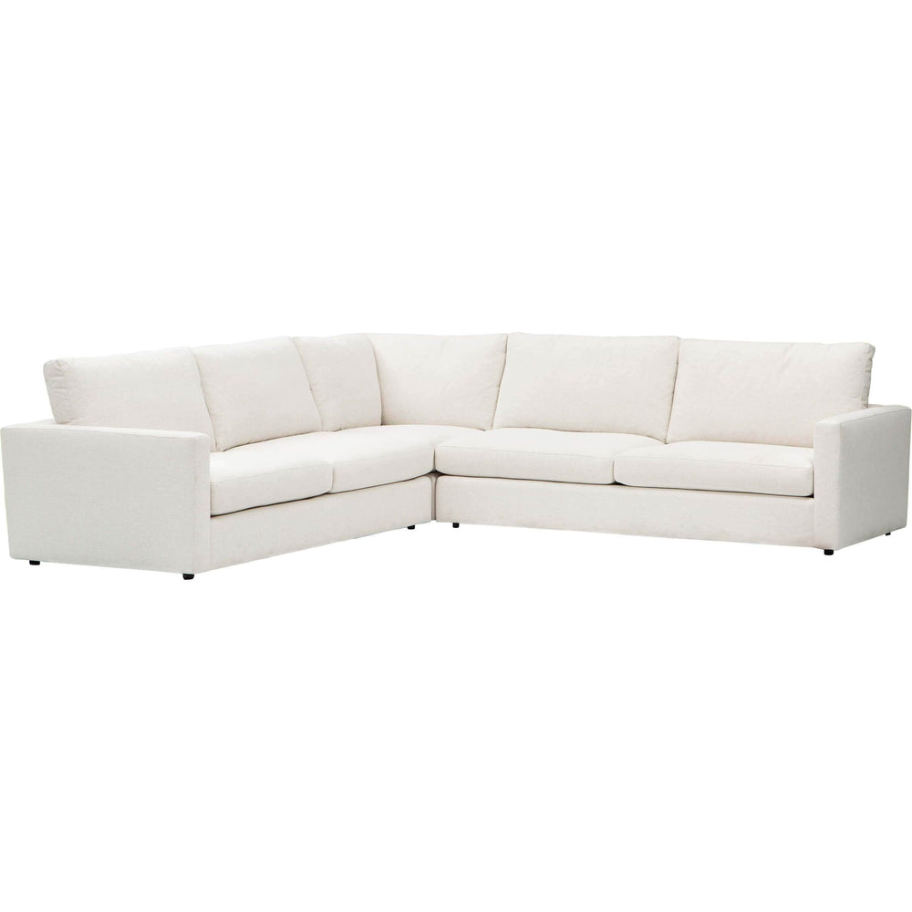 Miller Sectional, Nomad Snow-Furniture - Sofas-High Fashion Home