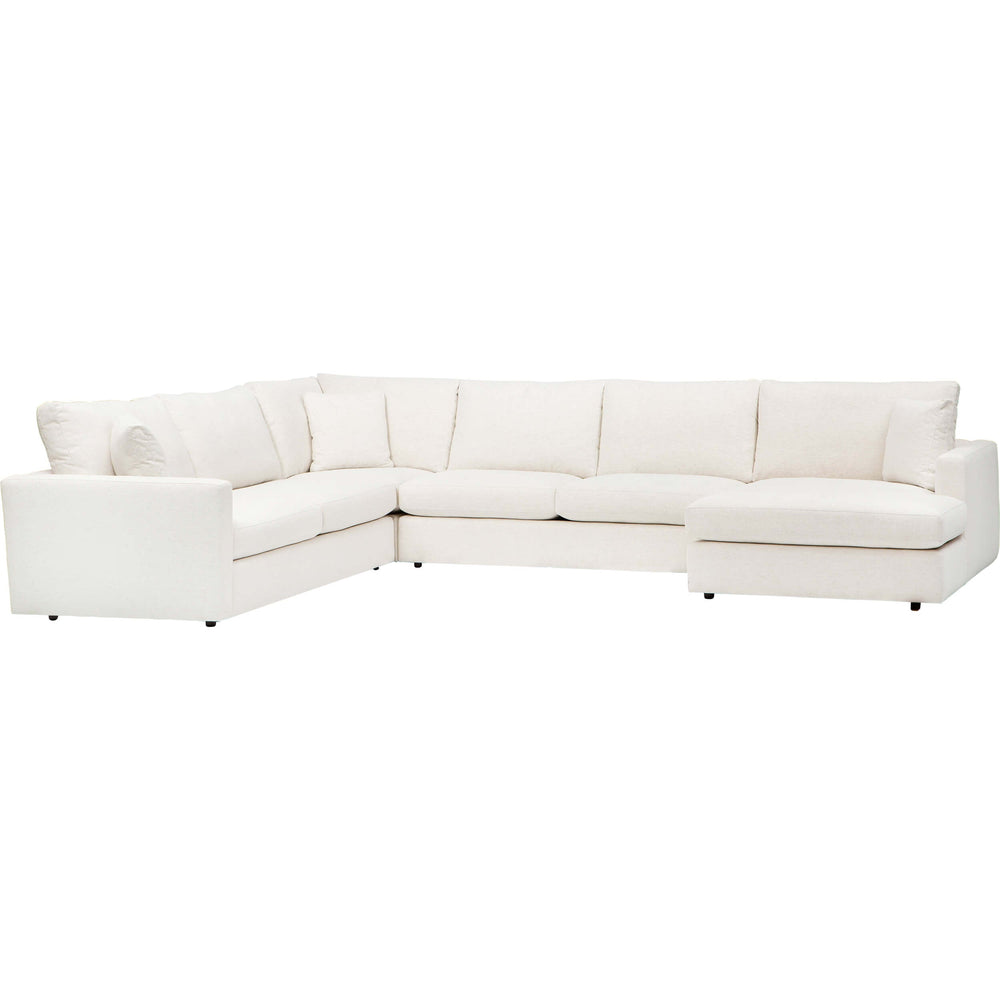 Miller Sectional, Nomad Snow-Furniture - Sofas-High Fashion Home