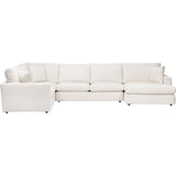 Miller Sectional, Nomad Snow-Furniture - Sofas-High Fashion Home