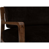 Moraine Chair, Marcella Chocolate-Furniture - Chairs-High Fashion Home