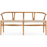 Muestra Dining Bench, Natural-Furniture - Chairs-High Fashion Home