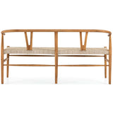 Muestra Dining Bench, Natural-Furniture - Chairs-High Fashion Home