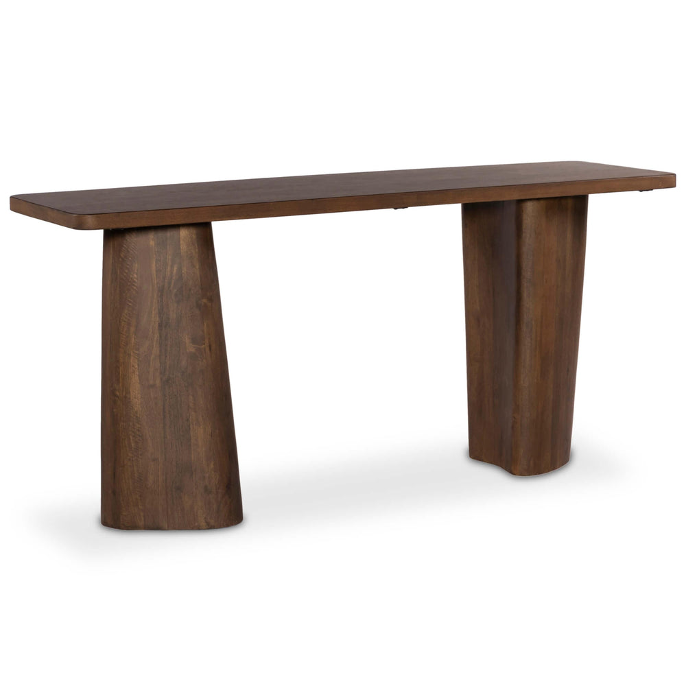 Myla Console Table, Aged Brown-Furniture - Accent Tables-High Fashion Home