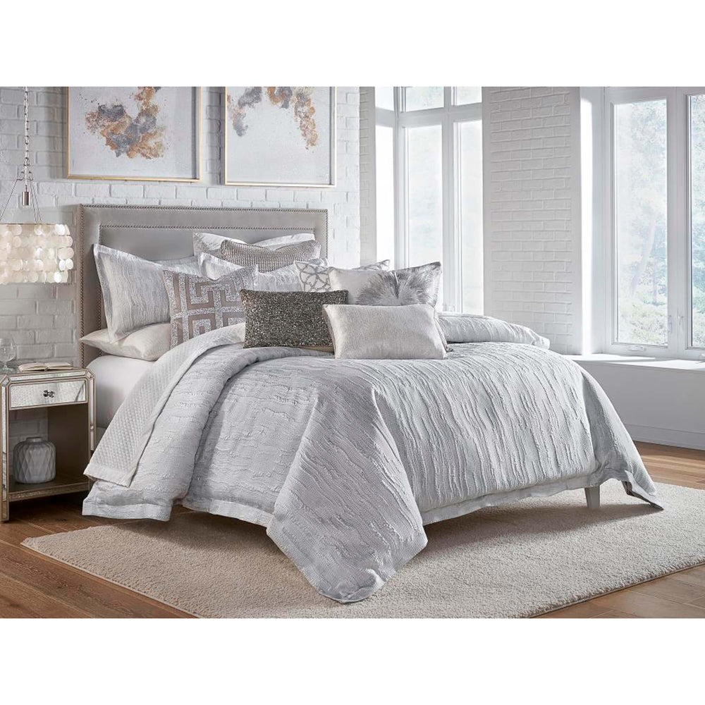 Naja Duvet Set, Grey/Silver