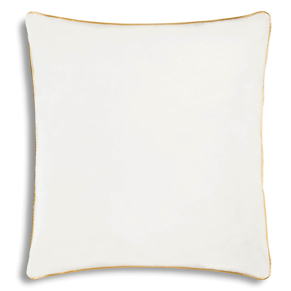 Cloud 9 Noah Pillow, White/Gold