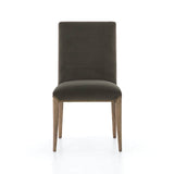 Nate Dining Chair, Modern Velvet Loden, Set of 2