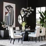 Oliver Side Chair, Nomad Snow - Furniture - Dining - High Fashion Home