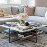 Olivia Square Coffee Table - Modern Furniture - Coffee Tables - High Fashion Home