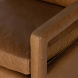 Olson Leather Swivel Chair, Sonoma Butterscotch