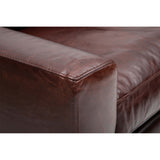 Paul Leather Sofa, Oil Buffalo Chocolate-Furniture - Sofas-High Fashion Home