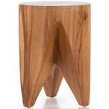 Petros End Table, Natural-Furniture - Accent Tables-High Fashion Home