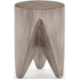 Petros End Table, Weathered Grey-Furniture - Accent Tables-High Fashion Home