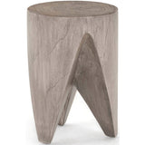 Petros End Table, Weathered Grey-Furniture - Accent Tables-High Fashion Home