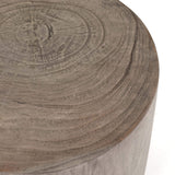 Petros End Table, Weathered Grey-Furniture - Accent Tables-High Fashion Home