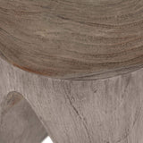 Petros End Table, Weathered Grey-Furniture - Accent Tables-High Fashion Home