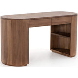 Pilar Desk, Caramel Brown - Furniture - Office - High Fashion Home