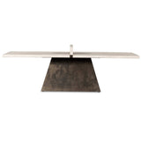 Ping Pong Table, Bleached Guanacaste-Furniture - Accent Tables-High Fashion Home