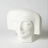 Plaster Bust Female, White - Accessories - High Fashion Home