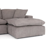 Plume 2 Piece 136 "Sectional, Harbor Grey