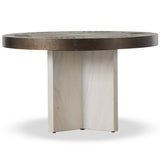 Poker Table, Bleached Guanacaste-Furniture - Accent Tables-High Fashion Home