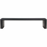 Post Dining Bench, Black