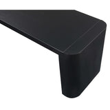 Post Dining Bench, Black