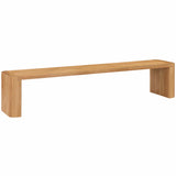 Post Dining Bench, Natural