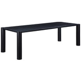 Post Dining Table, Black