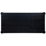 Post Dining Table, Black