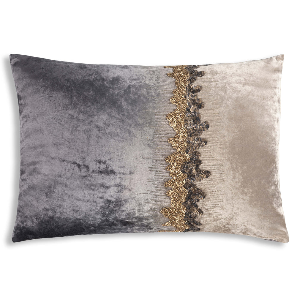 Cloud 9 Raina Stone and Charcoal Pillow