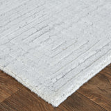 Feizy Rug Redford 8670F, White/Silver-Rugs1-High Fashion Home