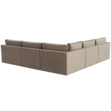 Willow Modular L Sectional, Taupe-Furniture - Sofas-High Fashion Home