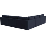 Willow Modular L Sectional, Navy-Furniture - Sofas-High Fashion Home