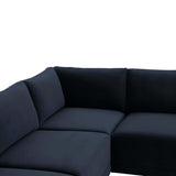 Willow Modular L Sectional, Navy-Furniture - Sofas-High Fashion Home