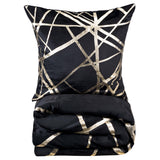 Rica Duvet, Black/Gold