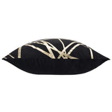 Rica Euro Sham, Black/Gold