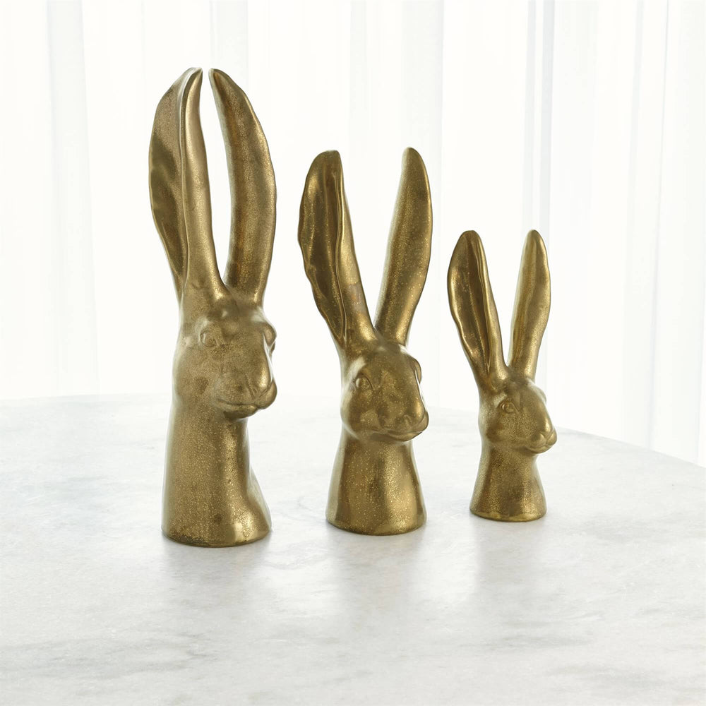 Rabbit, Reactive Matte Gold-Accessories-High Fashion Home