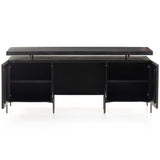 Raffael Desk, Carved Black-Furniture - Office-High Fashion Home