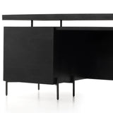 Raffael Desk, Carved Black-Furniture - Office-High Fashion Home