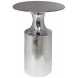 Rassa Accent Table, Silver