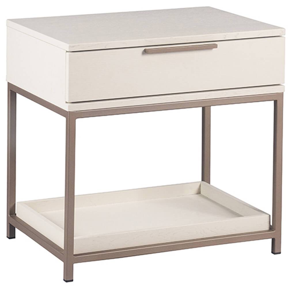 Rebel Nightstand, Cream-Furniture - Bedroom-High Fashion Home