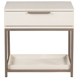 Rebel Nightstand, Cream-Furniture - Bedroom-High Fashion Home