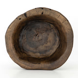 Reclaimed Wood Bowl, Ochre-Accessories-High Fashion Home